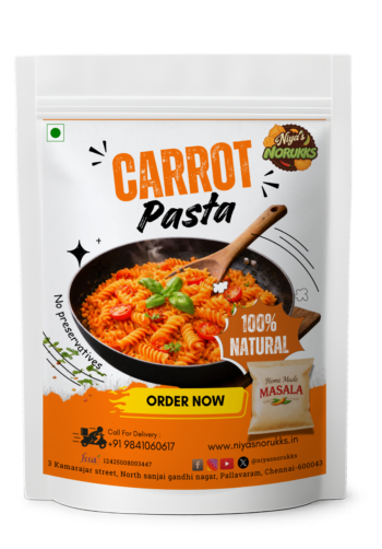 Carrot Pasta {Vegetable infused}