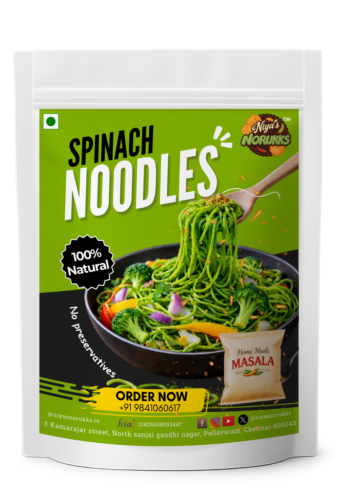 Spinach Noodles {Dehydrated Vegetable infused}