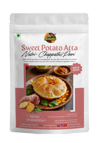 Sweet potato infused Atta- Soft Rotis, Strong Nutrition