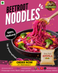 Beetroot noodles