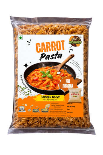 Carrot Pasta {Vegetable infused}